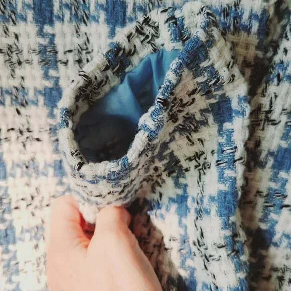 π NEW Collection ITALY Italian Open Blazer Jacket Blue Black White Gold Blue M - Picture 8 of 14